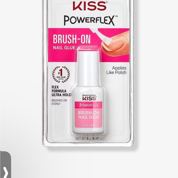 hand painted gel short brown & white almond fake nails. glue not included - Picture 5 of 5